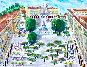 Place Garibaldi, Nice, carte postale